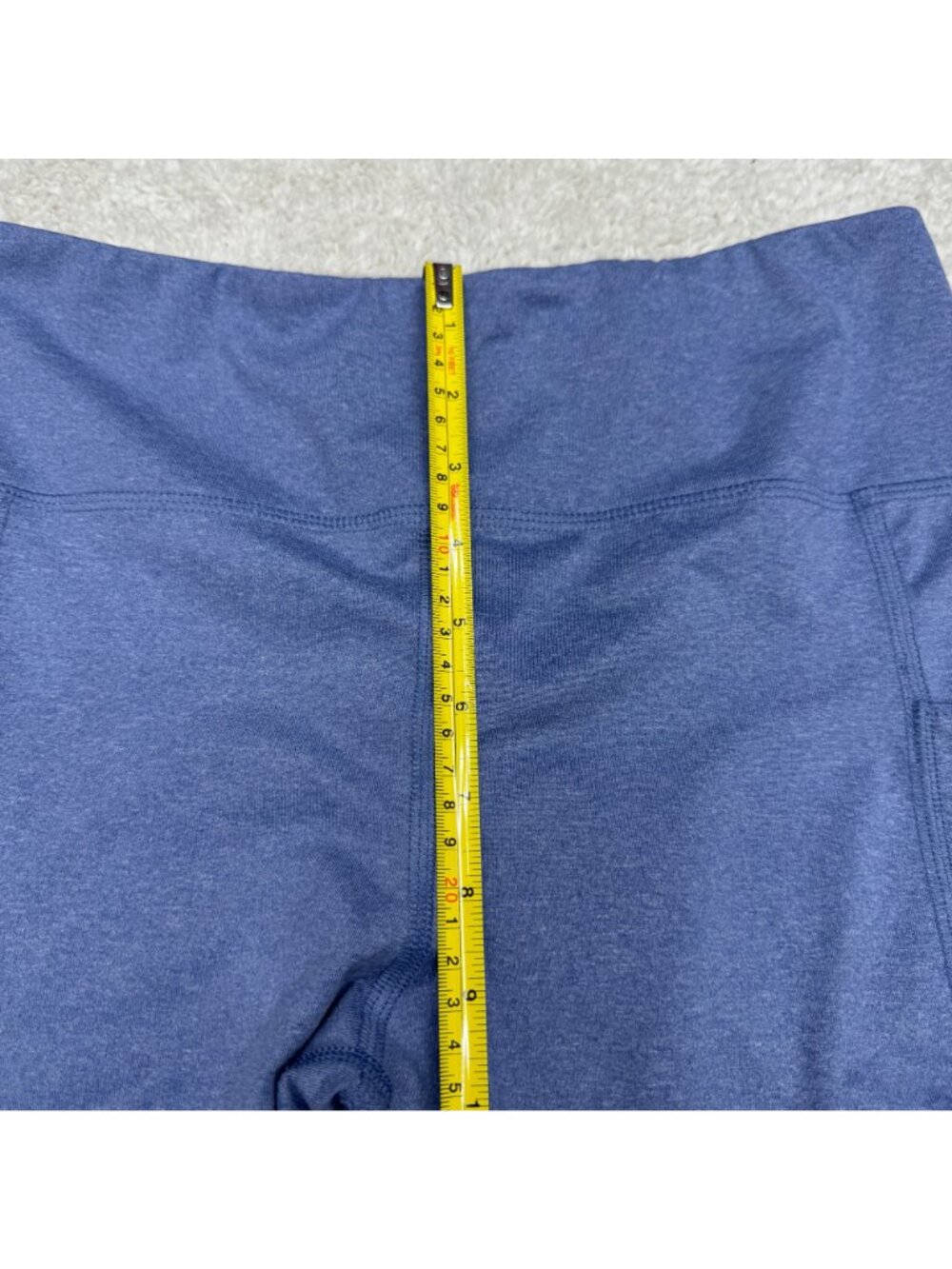 San Francisco City Lights Women's Legging High Rise Blue Activewear Pockets Sz M - Picture 8 of 8